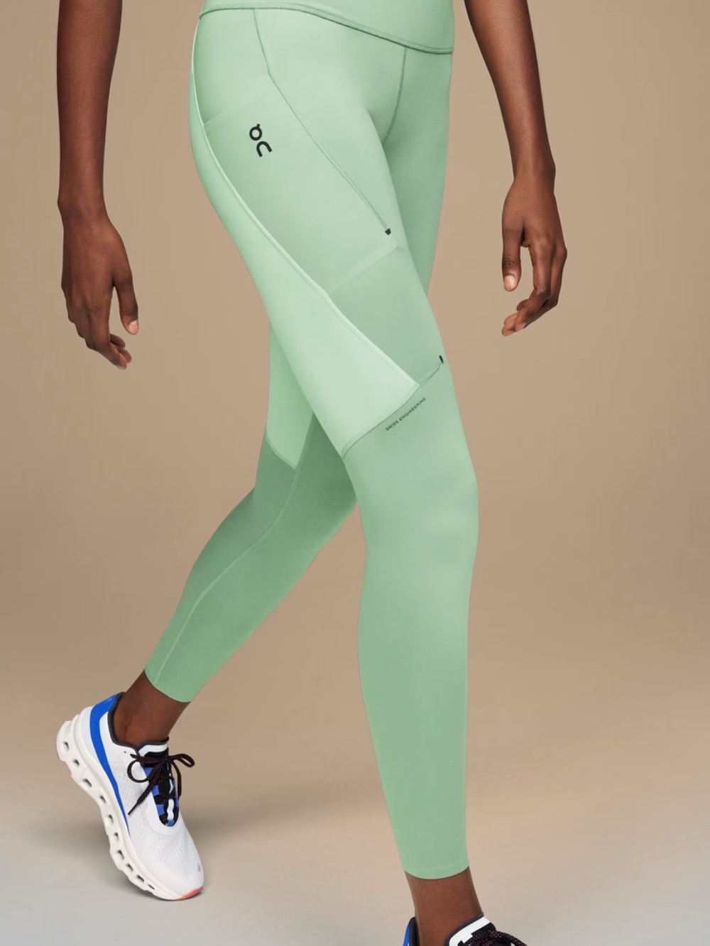 On Running Lightweight High-Rise Mint Leggings Size Small